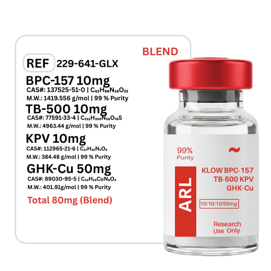 KLOW Blend - GHK-CU + TB-500 + BPC-157 + KPV 10mg
